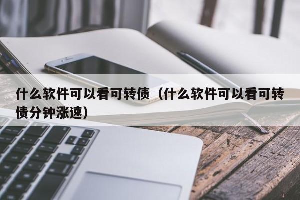 什么软件可以看可转债（什么软件可以看可转债分钟涨速）-第1张图片-尚力财经