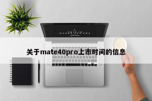 关于mate40pro上市时间的信息-第1张图片-欧交易所