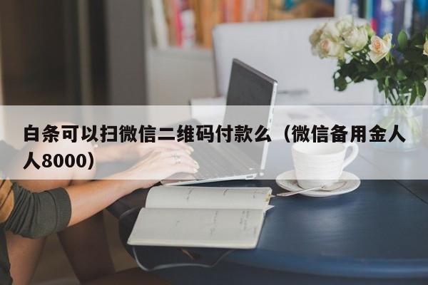 白条可以扫微信二维码付款么（微信备用金人人8000）-第1张图片-欧交易所