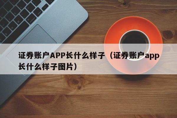 证券账户APP长什么样子（证券账户app长什么样子图片）-第1张图片-欧交易所