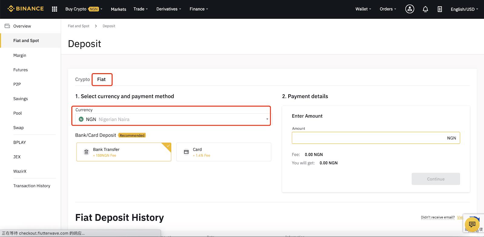 通过Web和移动应用程序在Binance上存入和提取Naira（NGN）-第3张图片-尚力财经