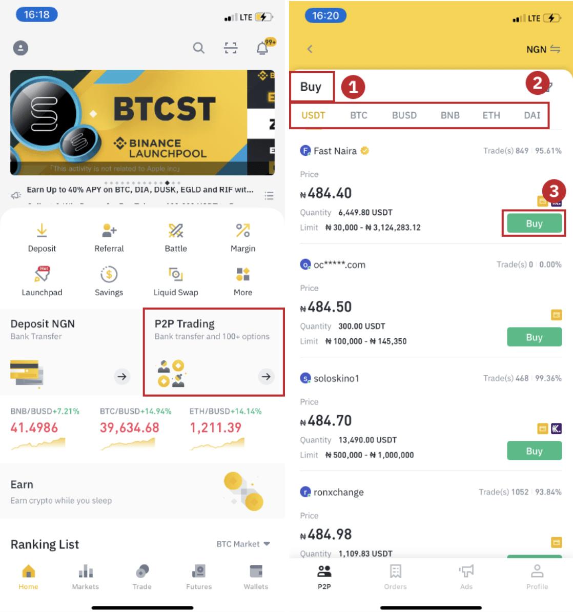 如何通过Web和移动应用程序在Binance P2P上购买加密货币-第18张图片-尚力财经